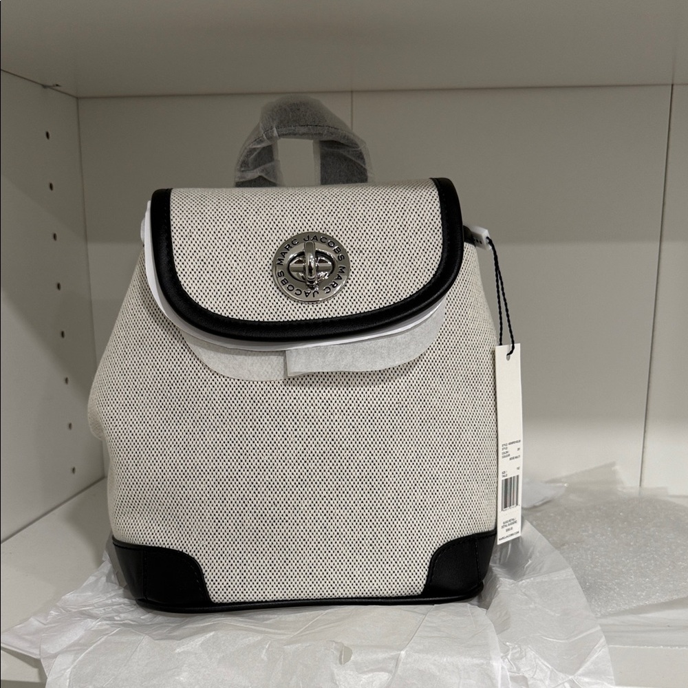 New Marc Jacob  Black and Beige Backpack